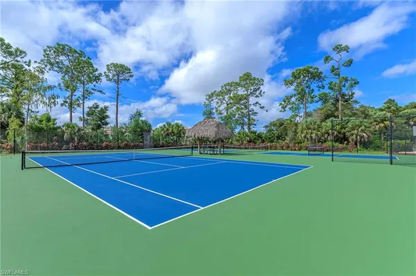 a view of a tennis court