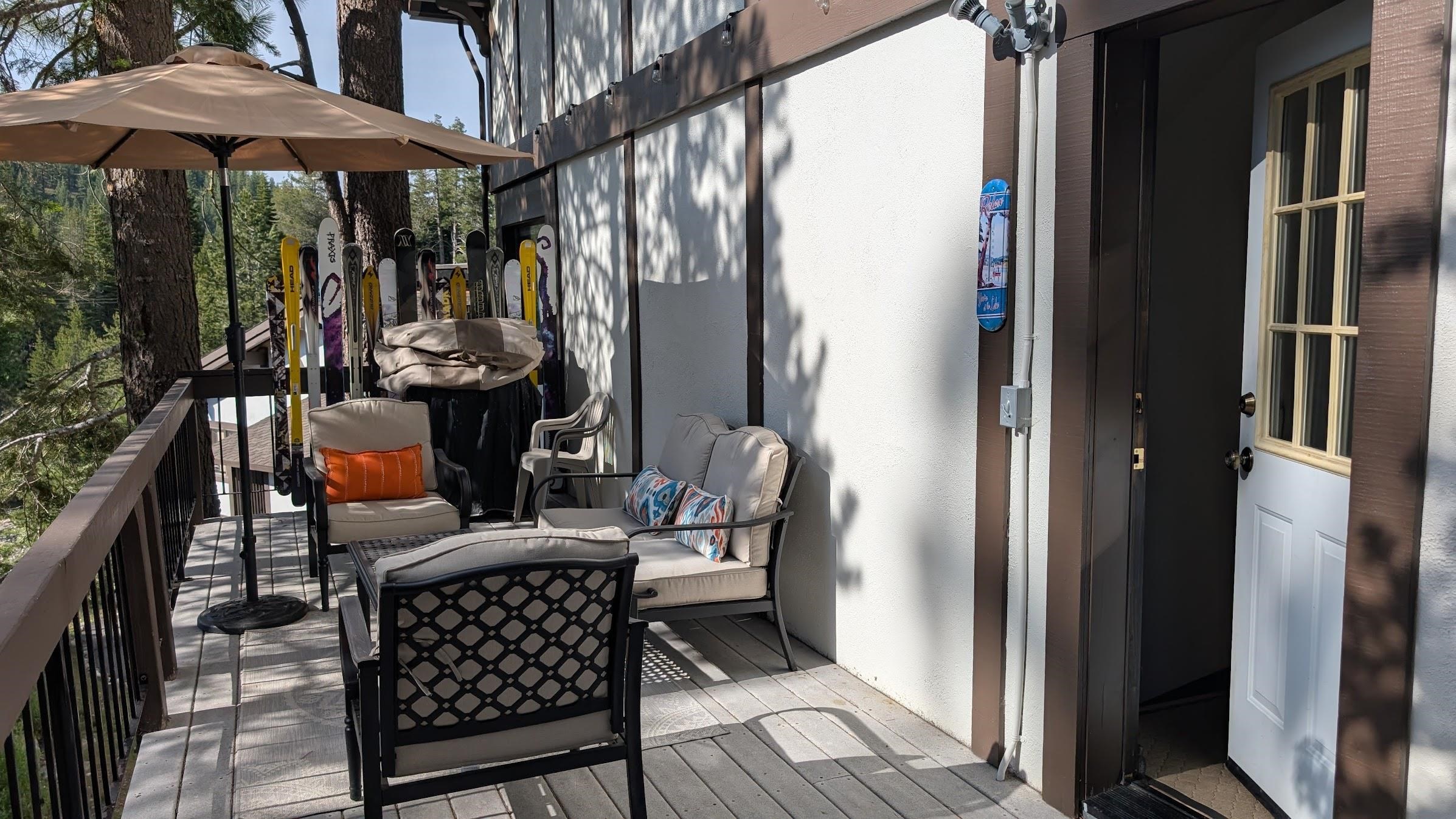 227 Olympic Vly Road, Unit 15 Olympic Valley, CA 96146 - Photo 11 of 28 a view of outdoor space with seating area