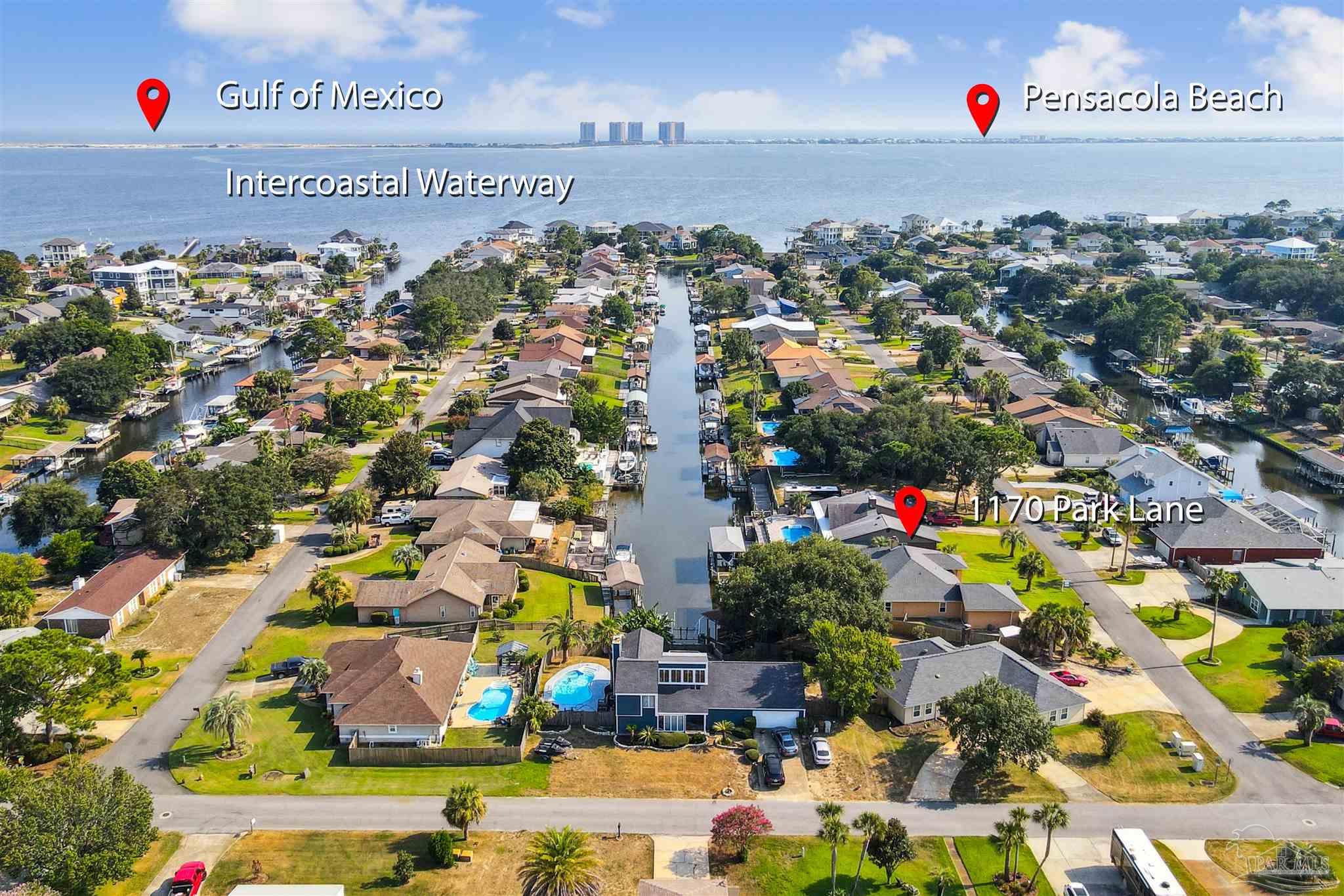 1170 Park Lane, Gulf Breeze, FL 32563 Compass
