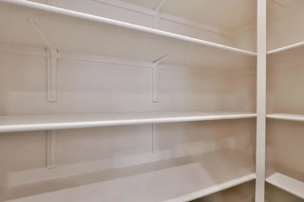 a close view of closet