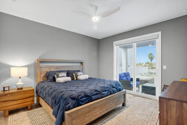 a view of a city with an ocean