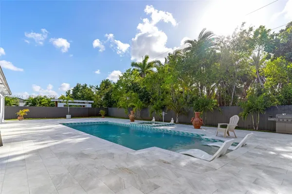 an aerial view of a city with lake view