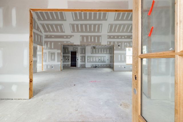 a view of an front door