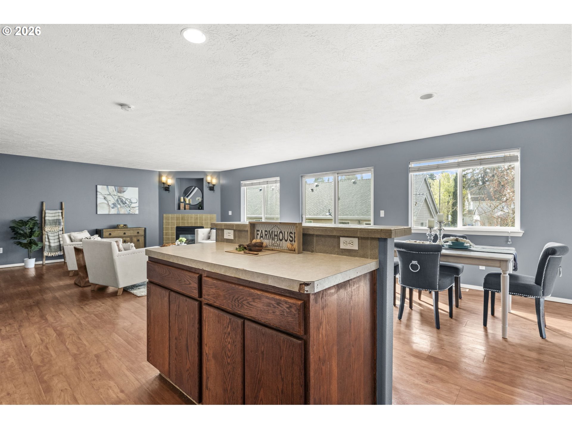38882 Haskins Street Sandy, OR 97055 - Photo 20 of 46 a kitchen with a table chairs stove and cabinets