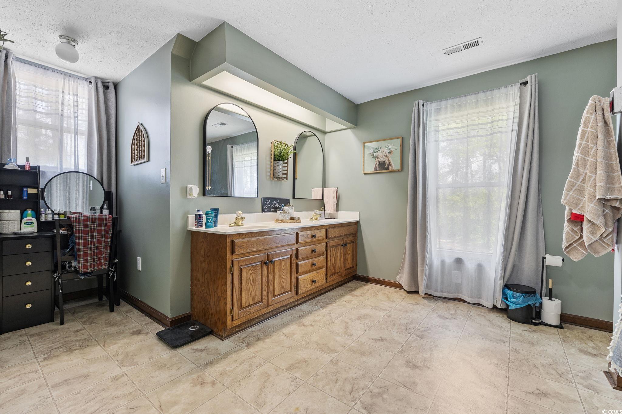 2731 Fork Of Swamp Road Galivants Ferry, SC 29544 - Photo 18 of 32 Spacious master bath with Double sinks, vanity spa