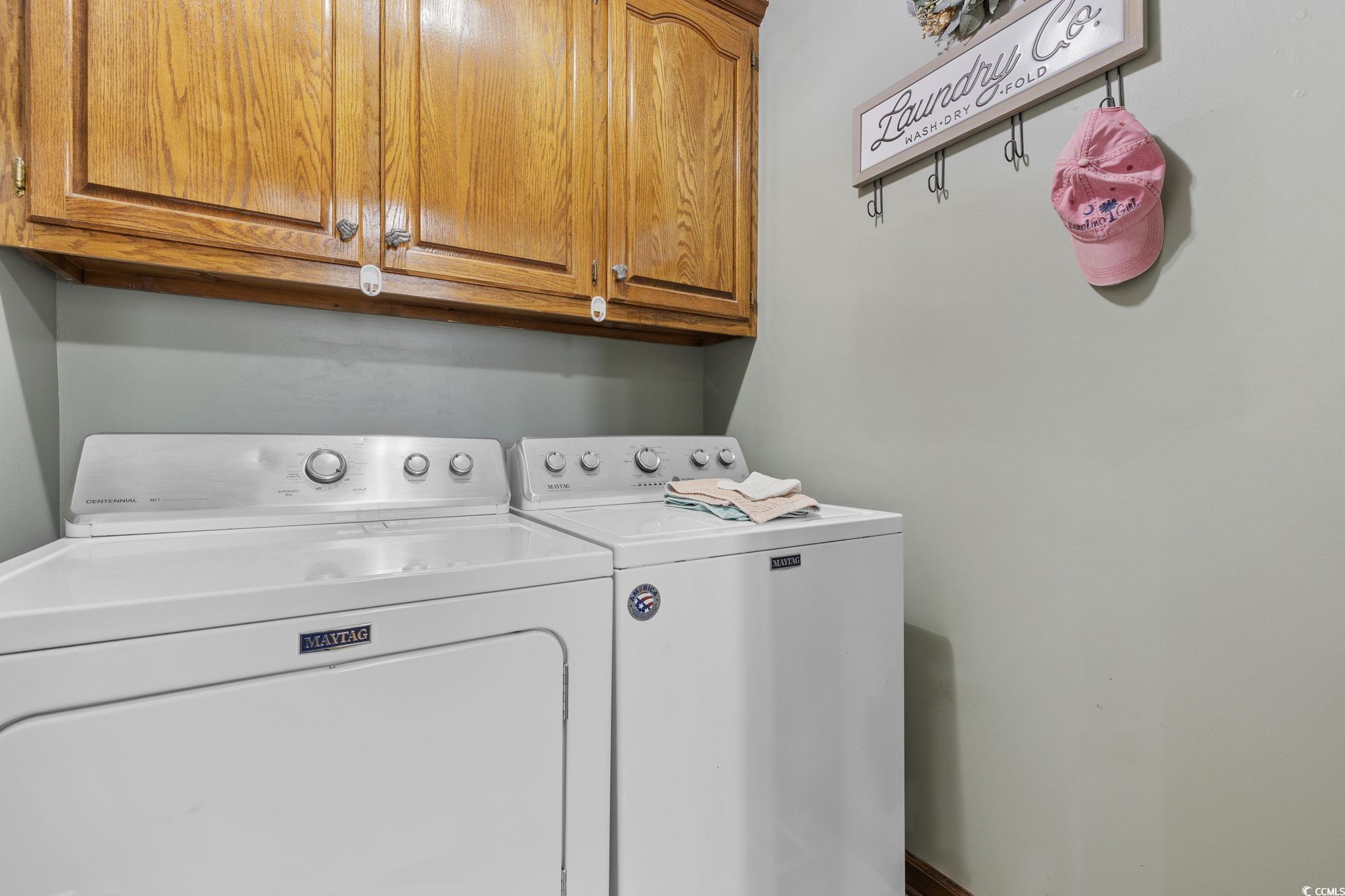 2731 Fork Of Swamp Road Galivants Ferry, SC 29544 - Photo 23 of 32 Washroom featuring washing machine and dryer and c