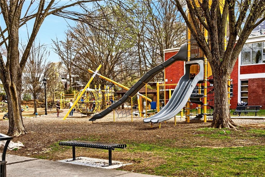 1036 Wylie Street Southeast Atlanta, GA 30316 - Photo 26 of 31 a view of outdoor space with street and trees