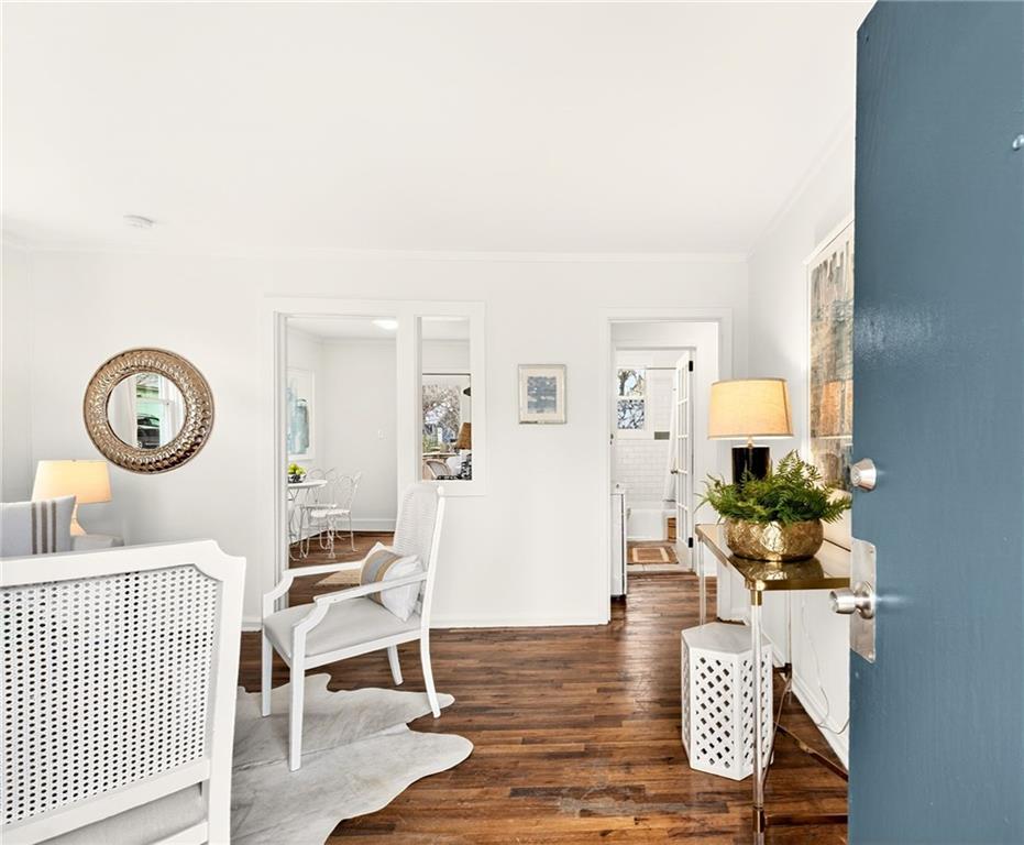 1036 Wylie Street Southeast Atlanta, GA 30316 - Photo 8 of 31 a living room with furniture and wooden floor