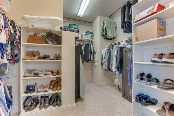 a walk in closet