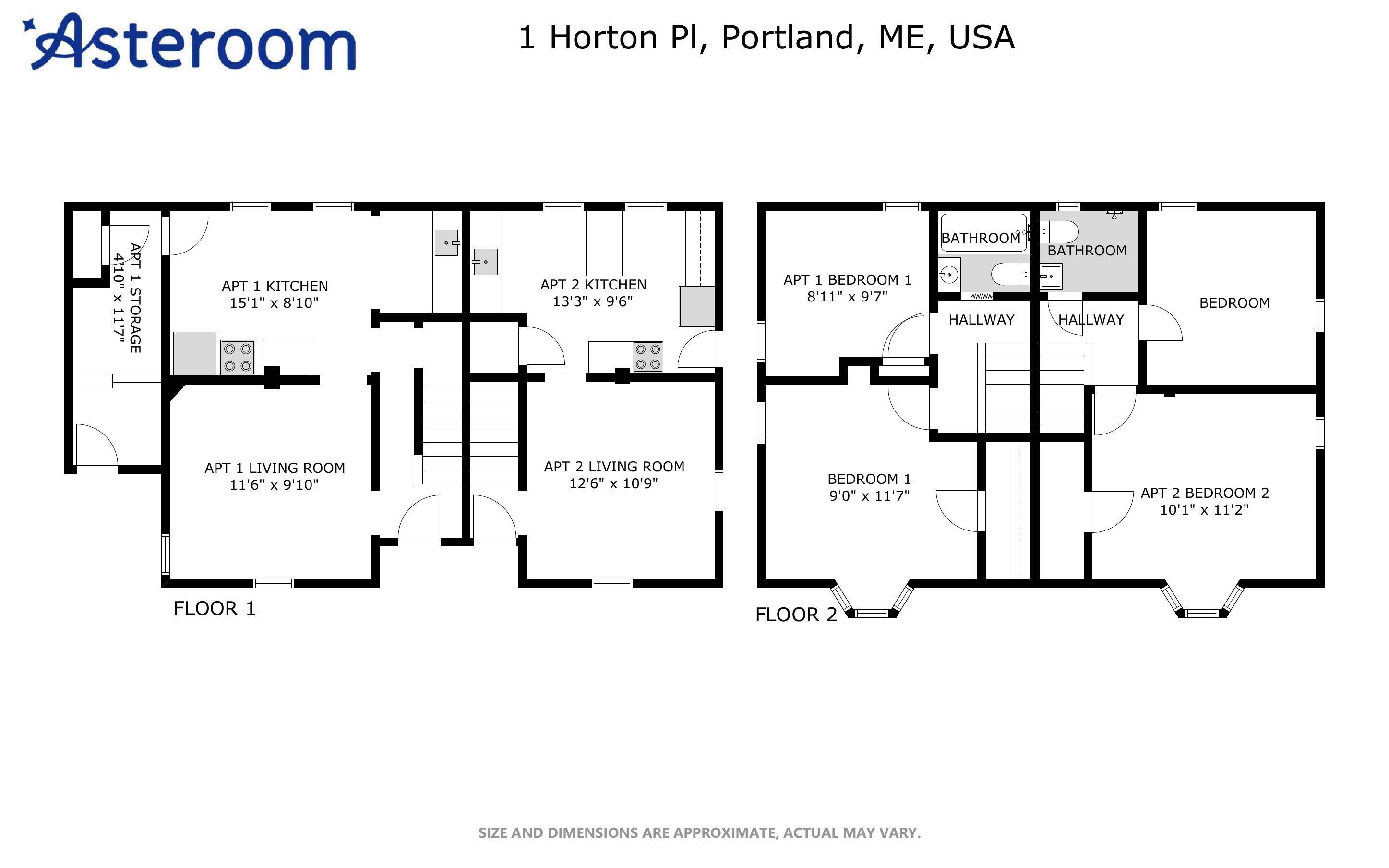 1 Horton Place Portland, ME 04102 - Photo 33 of 33 Floor plan