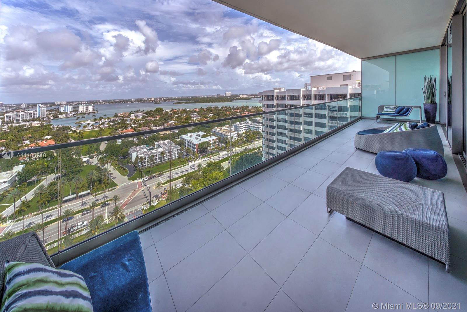 10203 Collins Avenue, Unit 1802 Bal Harbour, FL 33154 - Photo 43 of 43 a view of swimming pool from a balcony