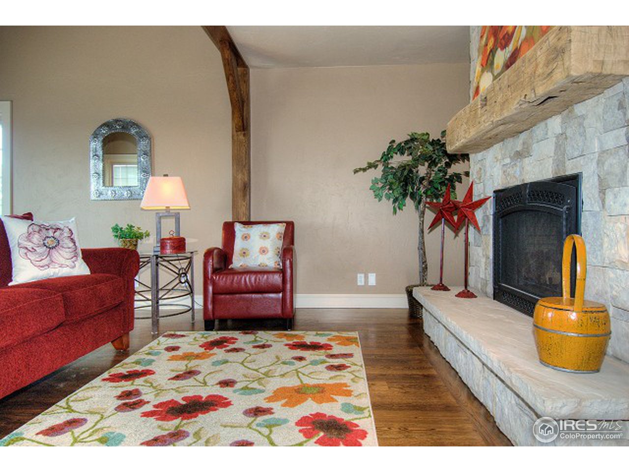 3850 Spring Valley Road Boulder, CO 80304 - Photo 7 of 25 a living room with furniture and a rug