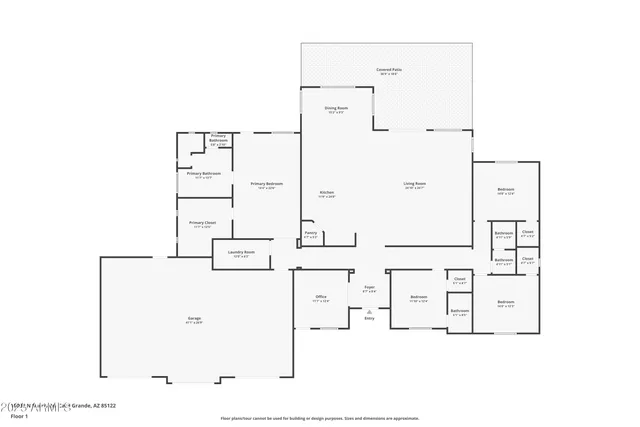 $750,000 | 10039 North Burris Road, Casa Grande, AZ 85122
