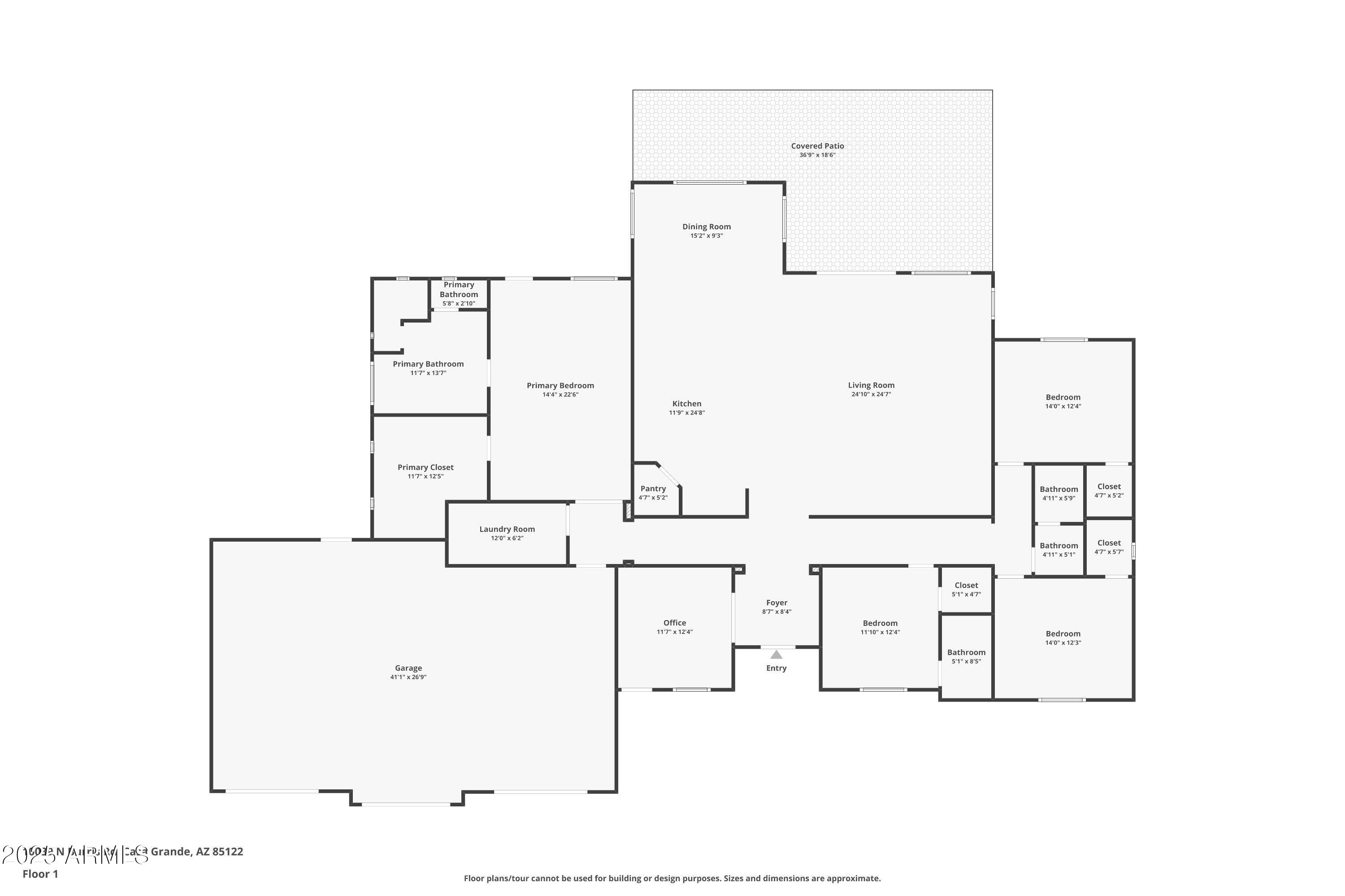 10039 North Burris Road Casa Grande, AZ 85122 - Photo 60 of 61 Floor-1