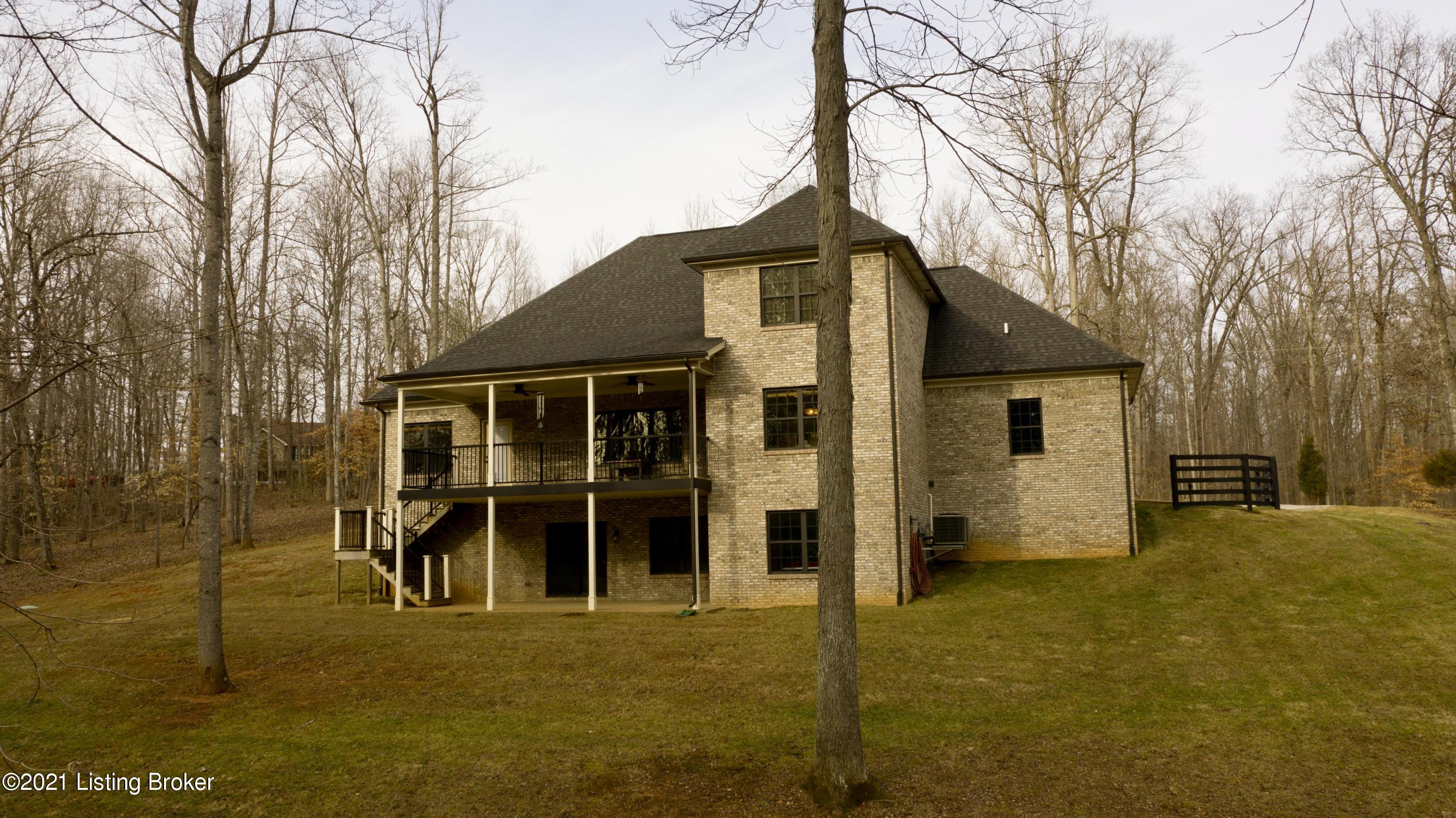 1409 Optimist Road Elizabethtown, KY 42701 - Photo 8 of 83 Rear of home - note upper and lower covered porch areas