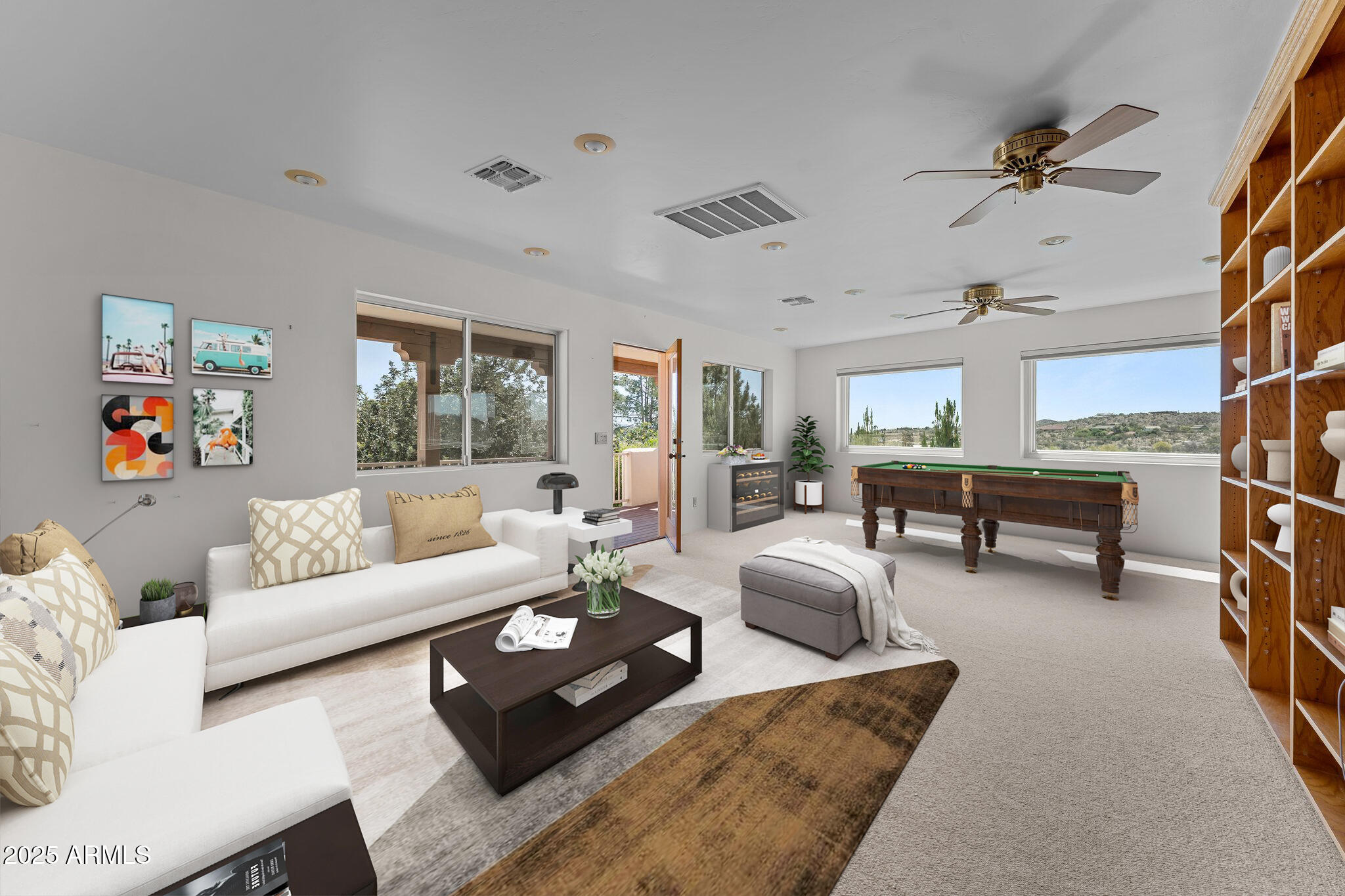 651 Chaparral Road Wickenburg, AZ 85390 - Photo 13 of 58 a living room with furniture and a large window