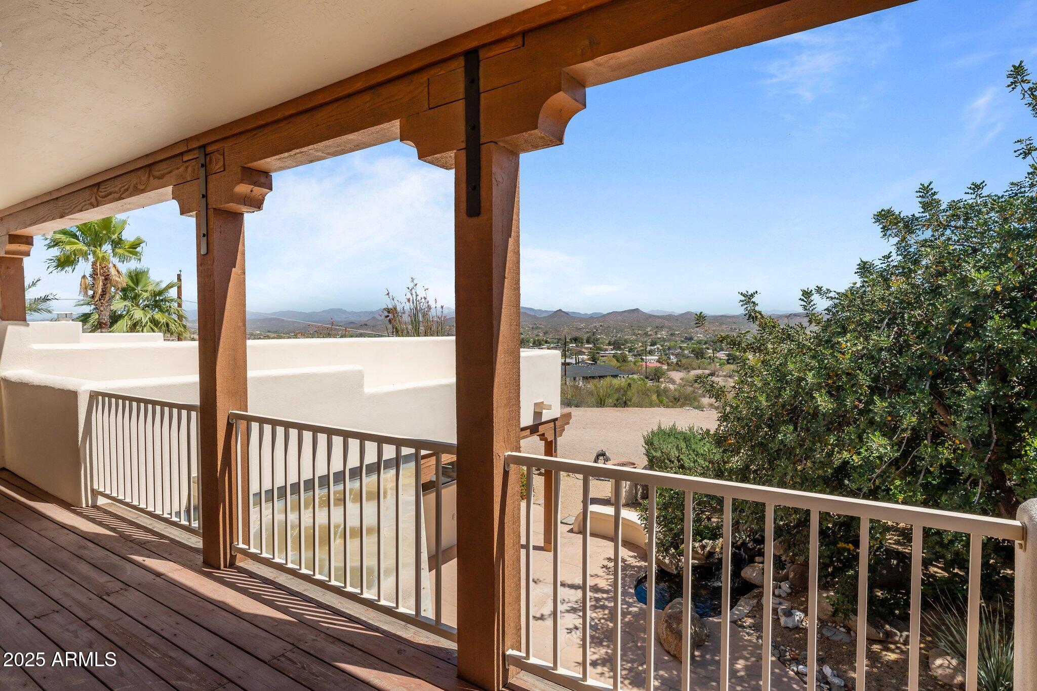 651 Chaparral Road Wickenburg, AZ 85390 - Photo 45 of 58 a view of a balcony with city view