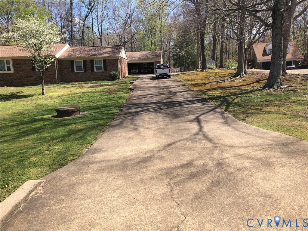 9401 Gum Fork Road Midlothian, VA 23112 - Photo 28 of 28 Cement Driveway to Detached Garage