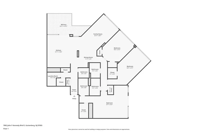 $6,300 | 7002 Boulevard East, Unit 43A, Guttenberg, NJ 07093