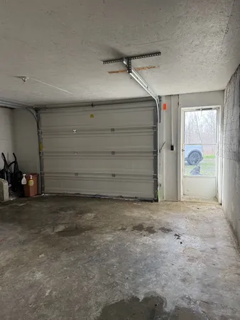 a view of a room with an empty space