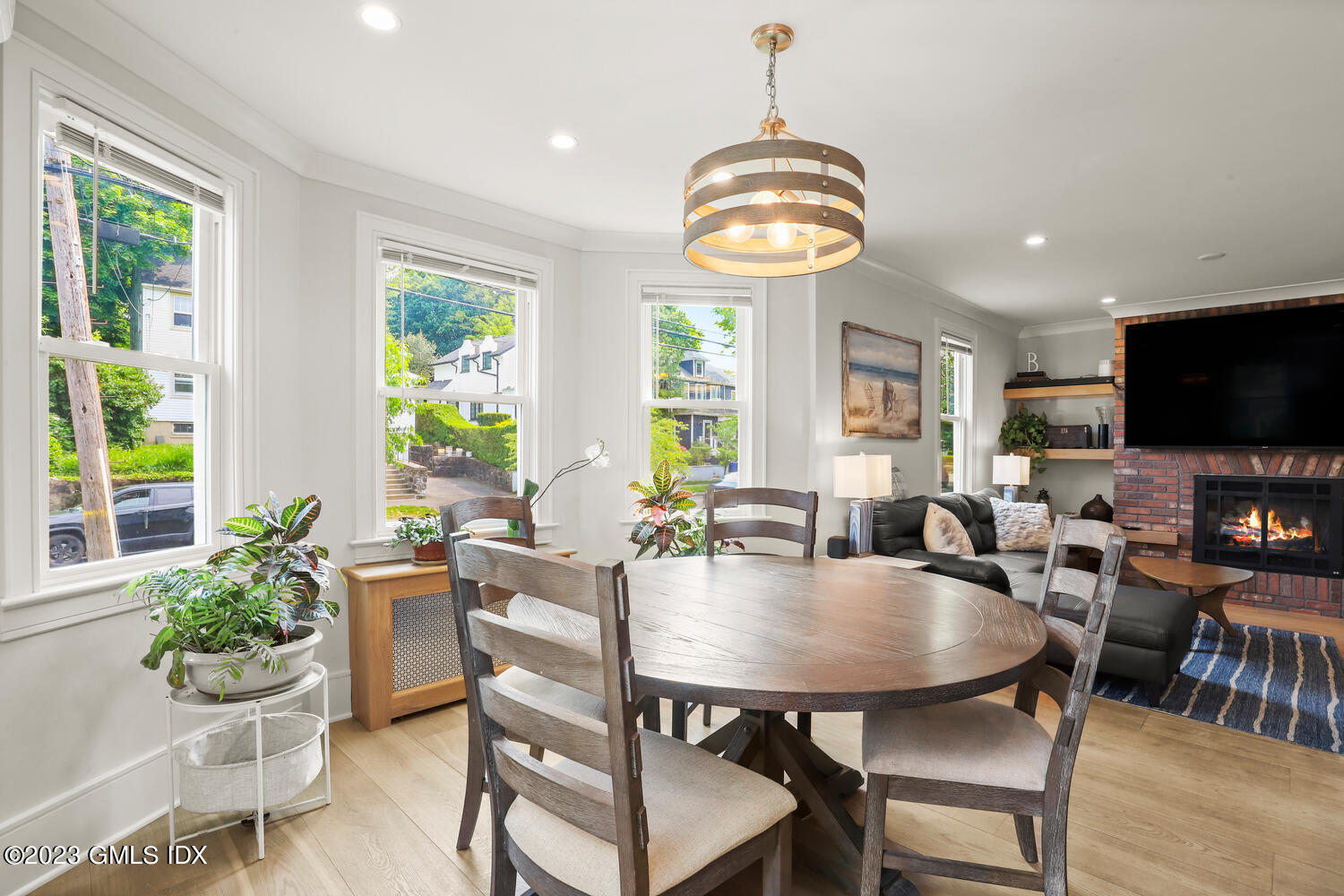 5 Oxer Place Greenwich, CT 06830 - Photo 12 of 37 a view of a dining room with furniture window and outside view