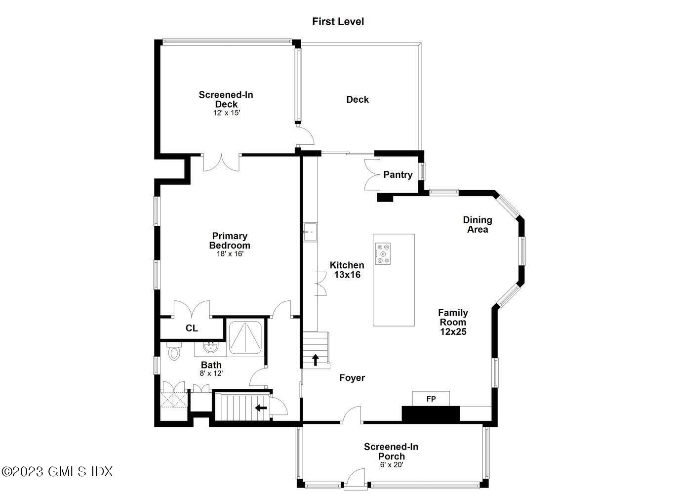 5 Oxer Place Greenwich, CT 06830 - Photo 35 of 37 a picture of a floor plan