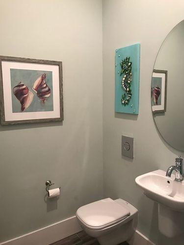 Lot 6 Valdare Ln Inlet Beach Inlet Beach, FL 32461 - Photo 9 of 23 a bathroom with a toilet a sink and mirror