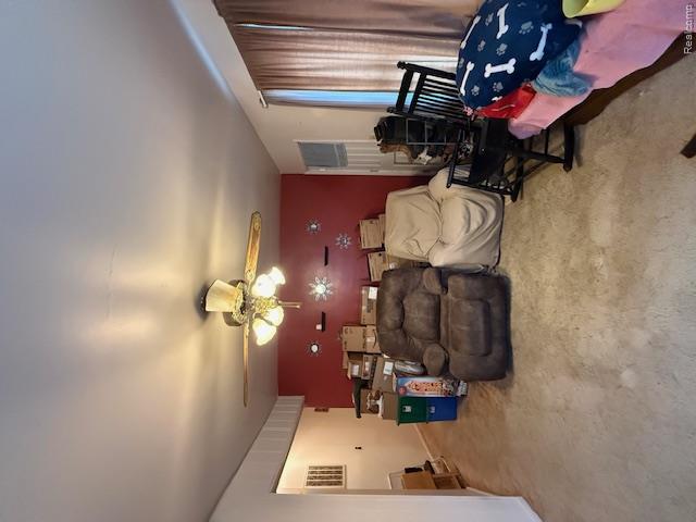 7813 Rookway Road Birch Run, MI 48415 - Photo 26 of 62 Living area with ceiling fan and carpet