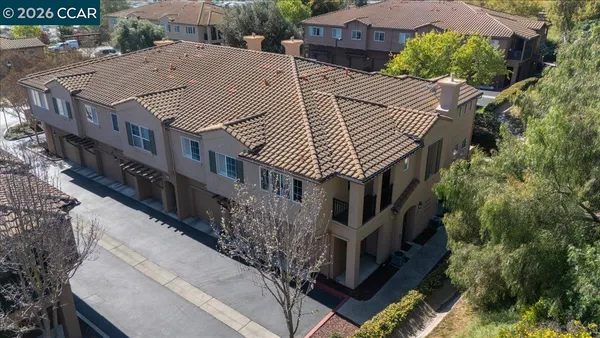 a aerial view of a house