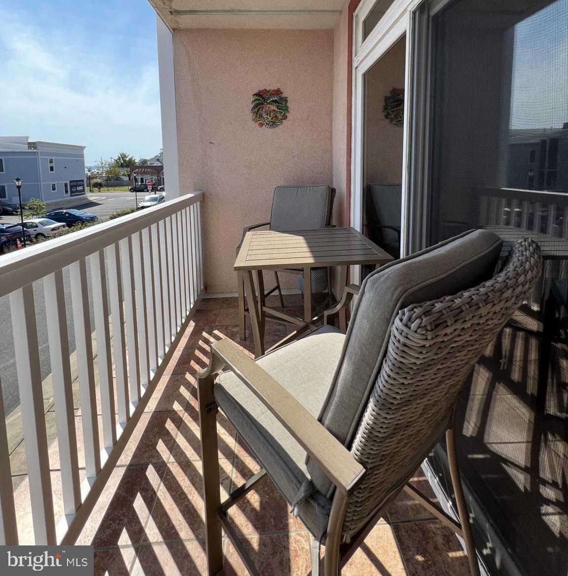 100 Taylor Street, Unit 206 Colonial Beach, VA 22443 - Photo 15 of 26 a balcony view with a seating space