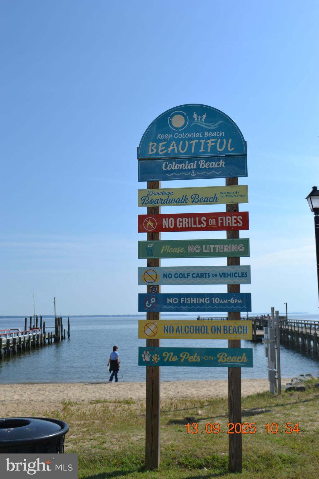 100 Taylor Street, Unit 206 Colonial Beach, VA 22443 - Photo 21 of 26 a view of a bench in front of house