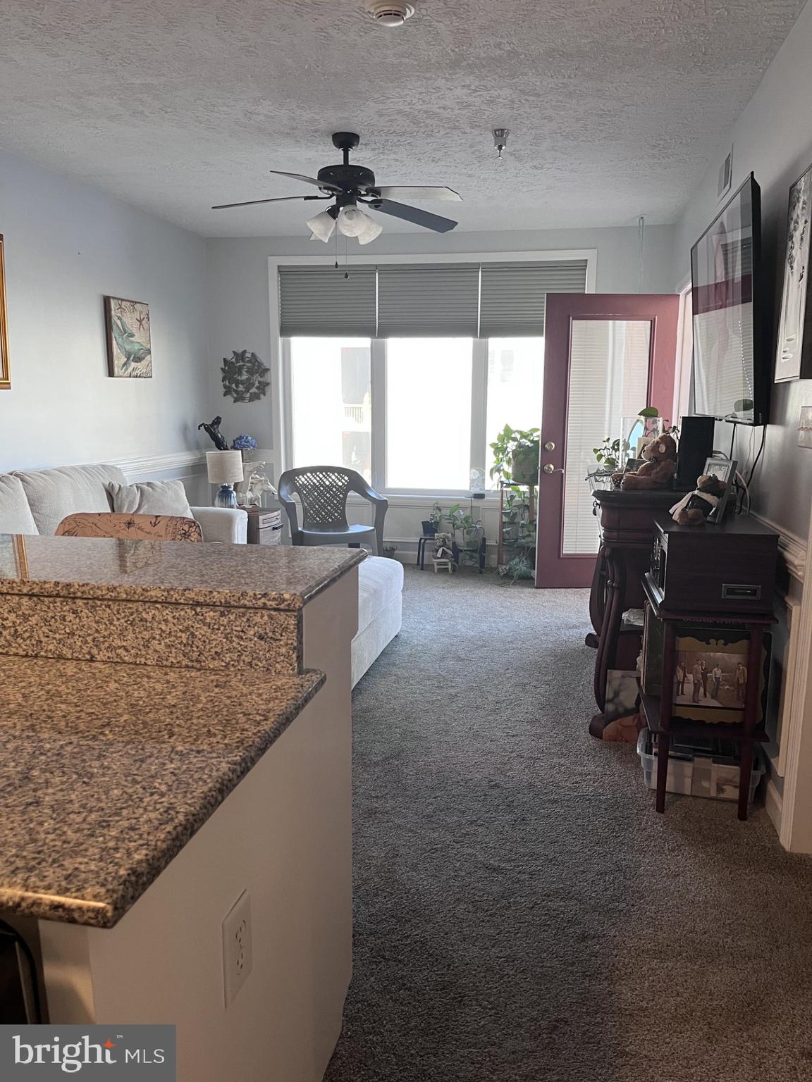 100 Taylor Street, Unit 206 Colonial Beach, VA 22443 - Photo 8 of 26 a living room with furniture and a flat screen tv