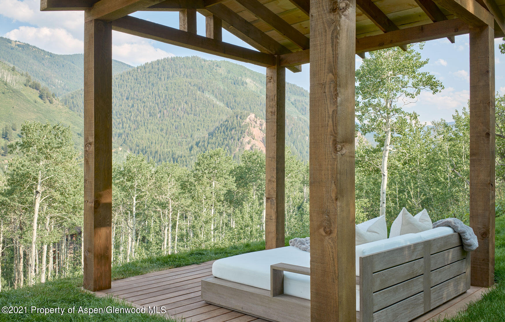 931 North Hayden Road Aspen, CO 81611 - Photo 25 of 44 a view of a two chairs in the porch