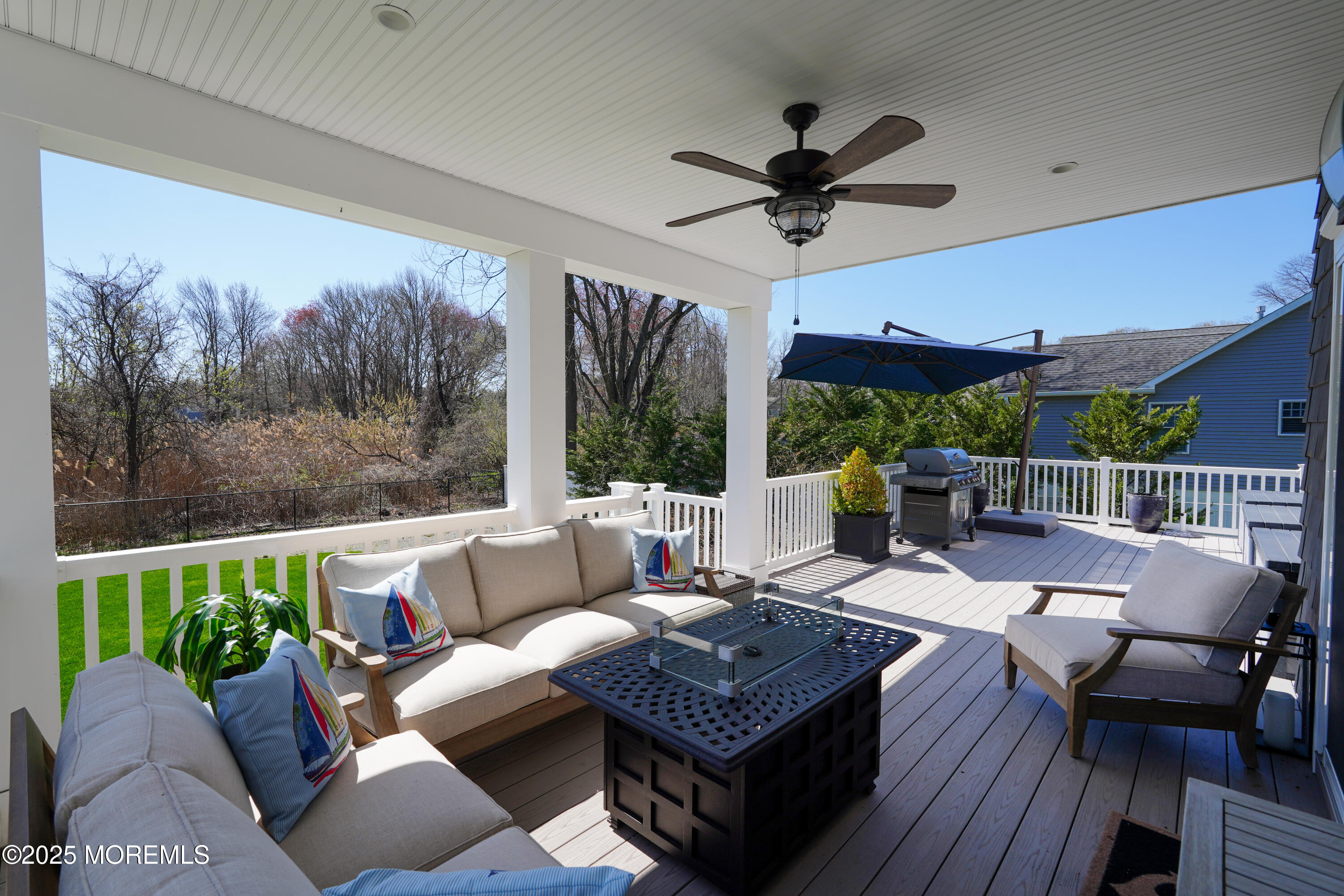16 Winding Way Little Silver, NJ 07739 - Photo 25 of 31 a outdoor space with patio couch and wooden floor