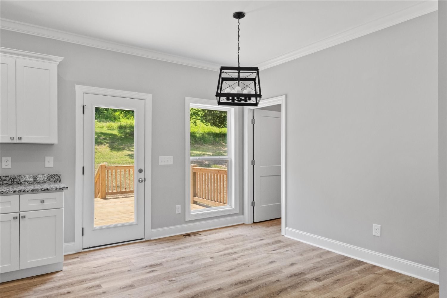 763 Potter Road Dickson, TN 37055 - Photo 12 of 23 a view of hallway with wooden floor and entryway