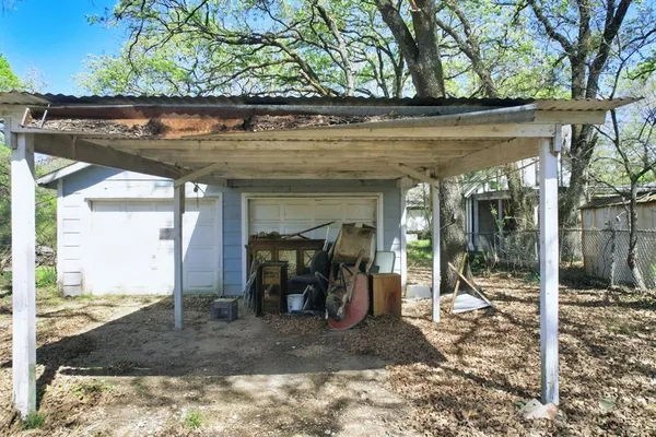 a view of a porch with a yard