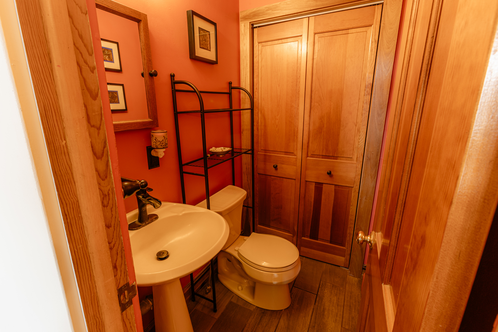 101 Beachway Drive Fox River Grove, IL 60021 - Photo 14 of 28 a bathroom with a sink a toilet and shower curtain