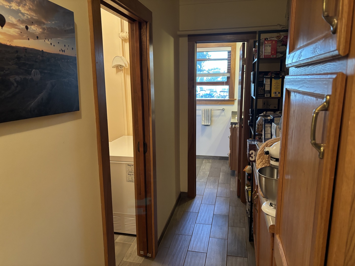 101 Beachway Drive Fox River Grove, IL 60021 - Photo 17 of 28 a view of a hallway with wooden floor and stairs