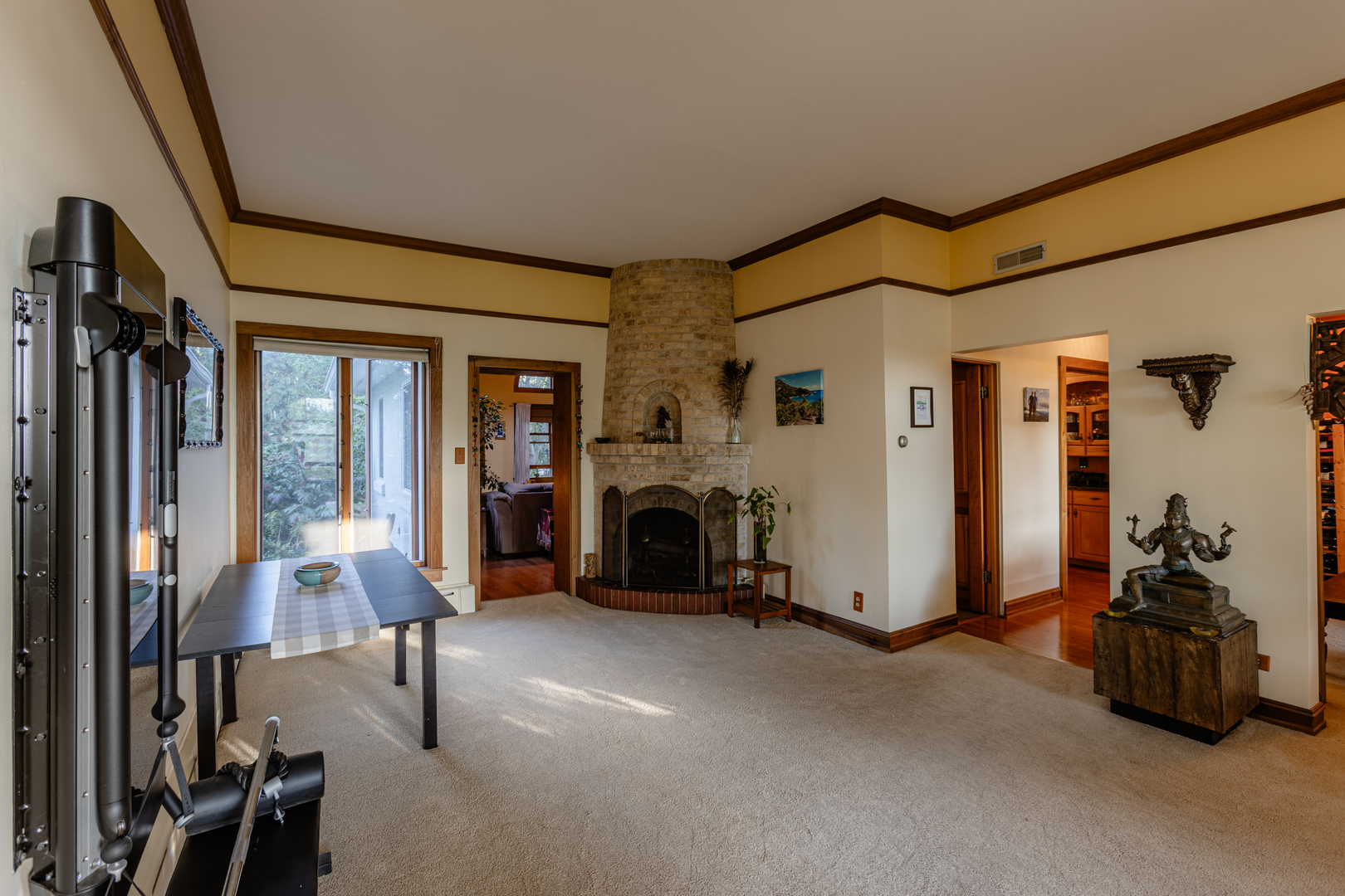 101 Beachway Drive Fox River Grove, IL 60021 - Photo 6 of 28 a view of a livingroom with furniture and a fireplace