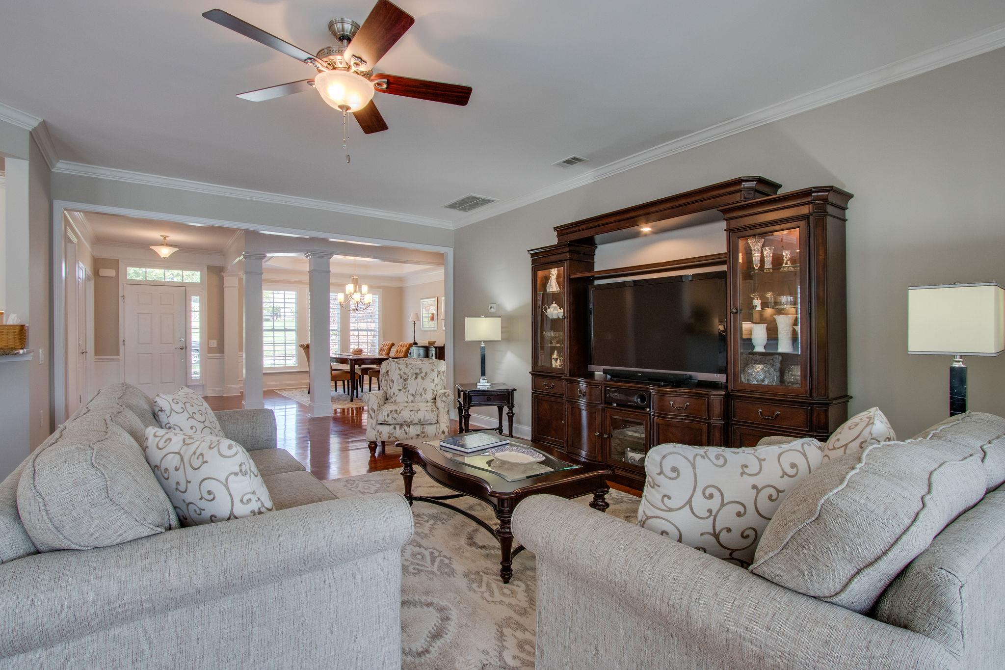 520 Bugler Road Mount Juliet, TN 37122 - Photo 9 of 30 a living room with furniture and a flat screen tv