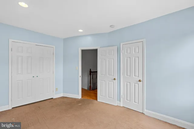 a view of an empty room