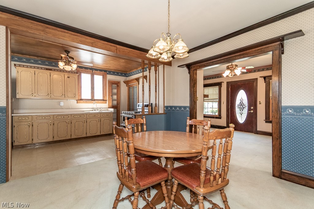 17709 Crestland Road Cleveland, OH 44119 - Photo 42 of 42 Open floor plan from kitchen into living room