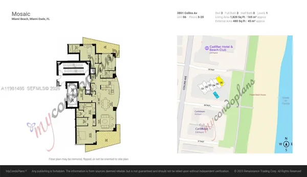 $15,000 | 3801 Collins Avenue, Unit 1906, Miami Beach, FL 33140