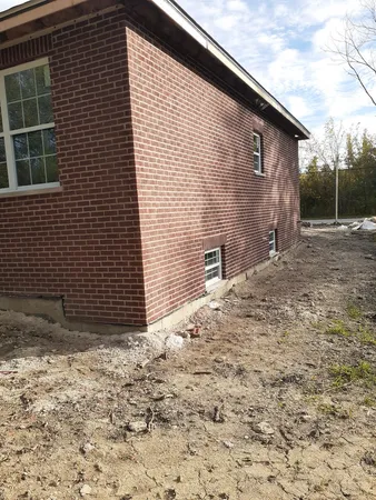 a backyard of a house