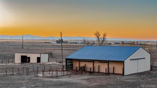 a aerial view of a house