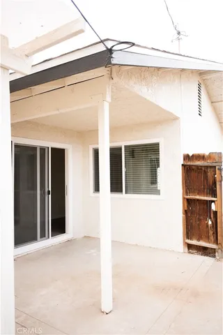 a view of a house with a outdoor space