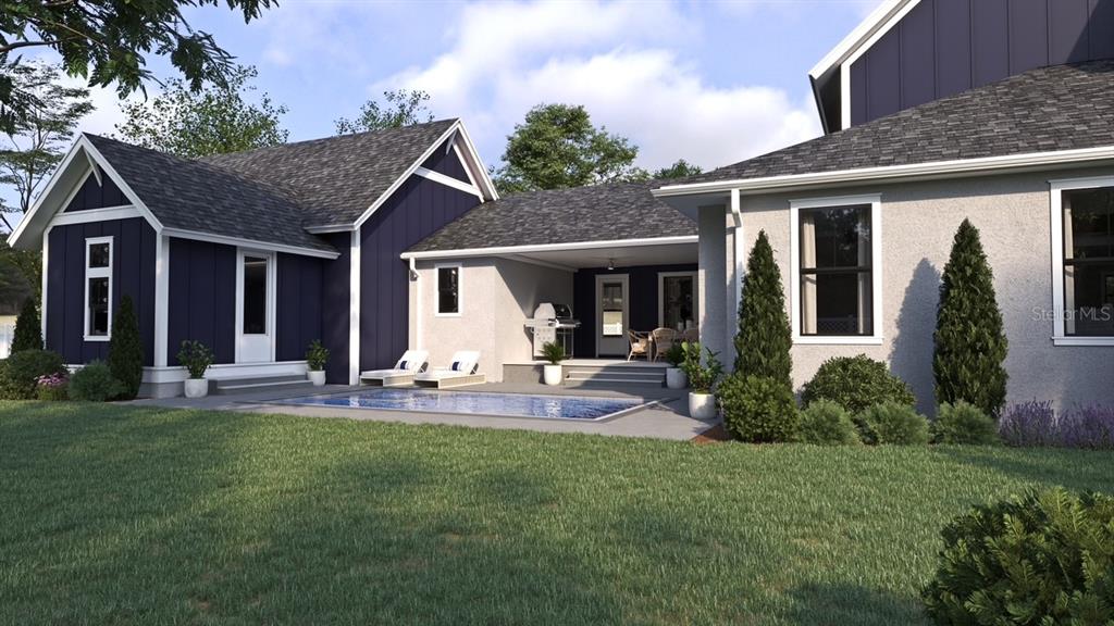 1207 Ridge Lake Way Oakland, FL 34787 - Photo 2 of 7 a front view of a house with a yard and porch