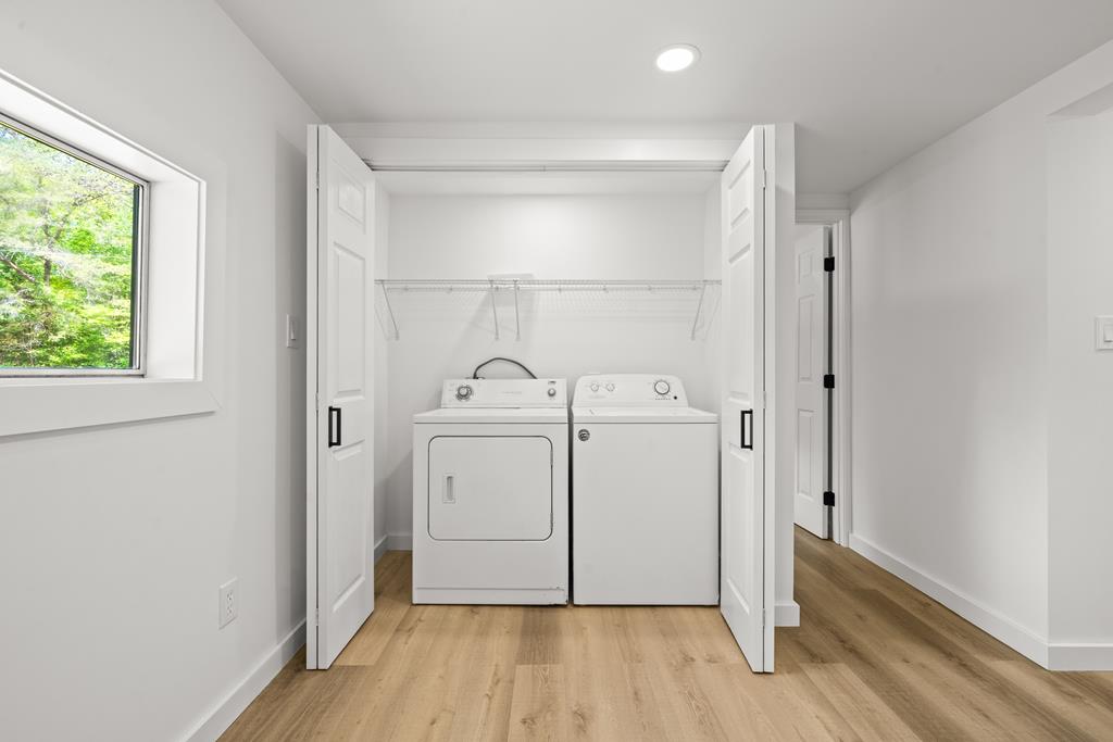 514 Ash Loop Road Blue Ridge, GA 30513 - Photo 23 of 24 a utility room with dryer and washer