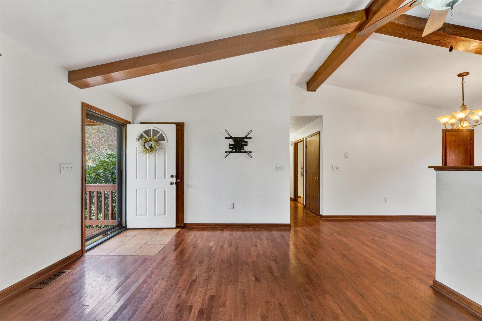 2921 Quarles Road Thaxton, VA 24174 - Photo 5 of 30 a view of empty room with wooden floor