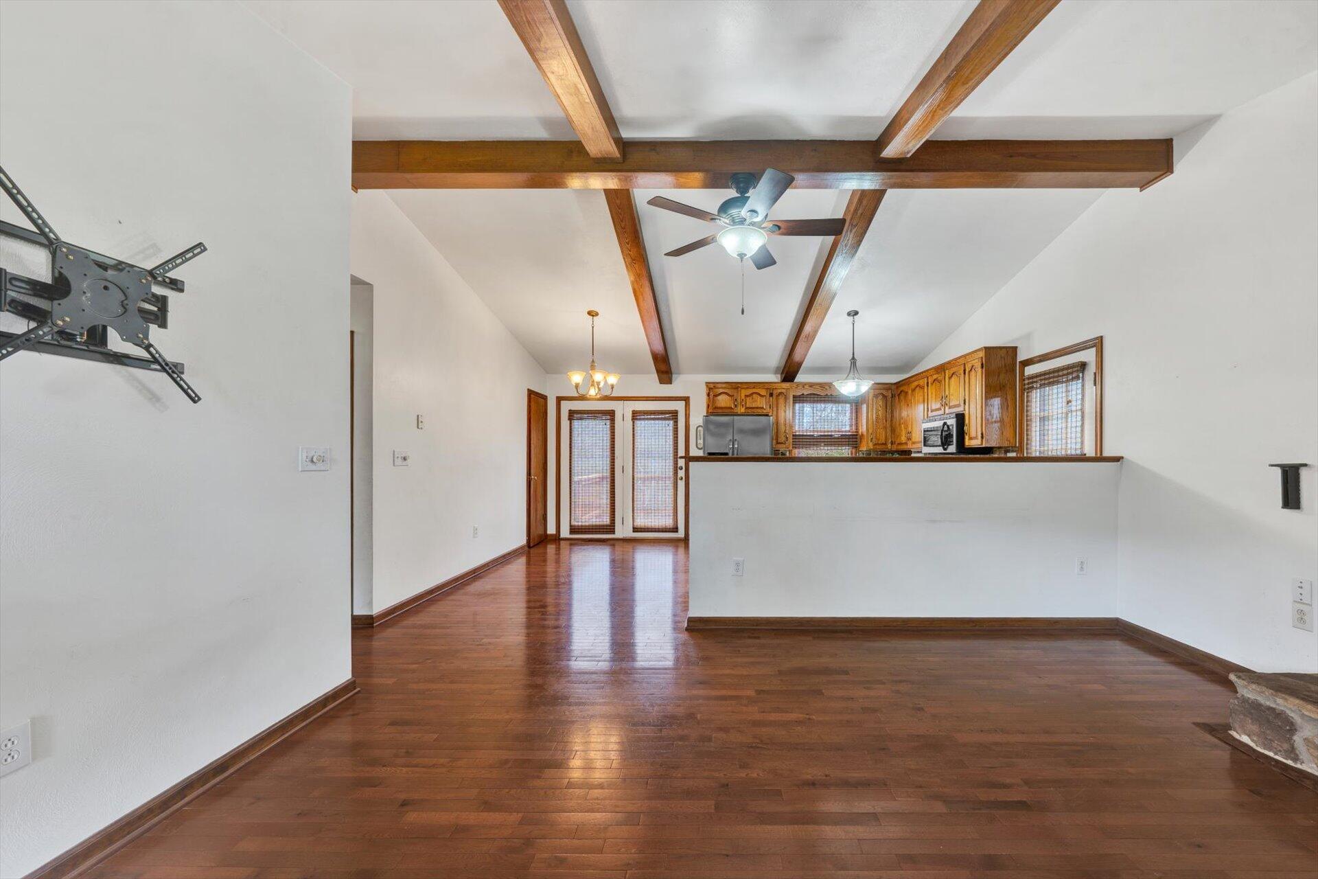 2921 Quarles Road Thaxton, VA 24174 - Photo 8 of 30 a view of a room with wooden floor